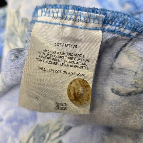 Columbia Men's Blue Hawaiian Aloha XXL Martini Cocktail with Olive Swizzle Shirt - Picture 13 of 13